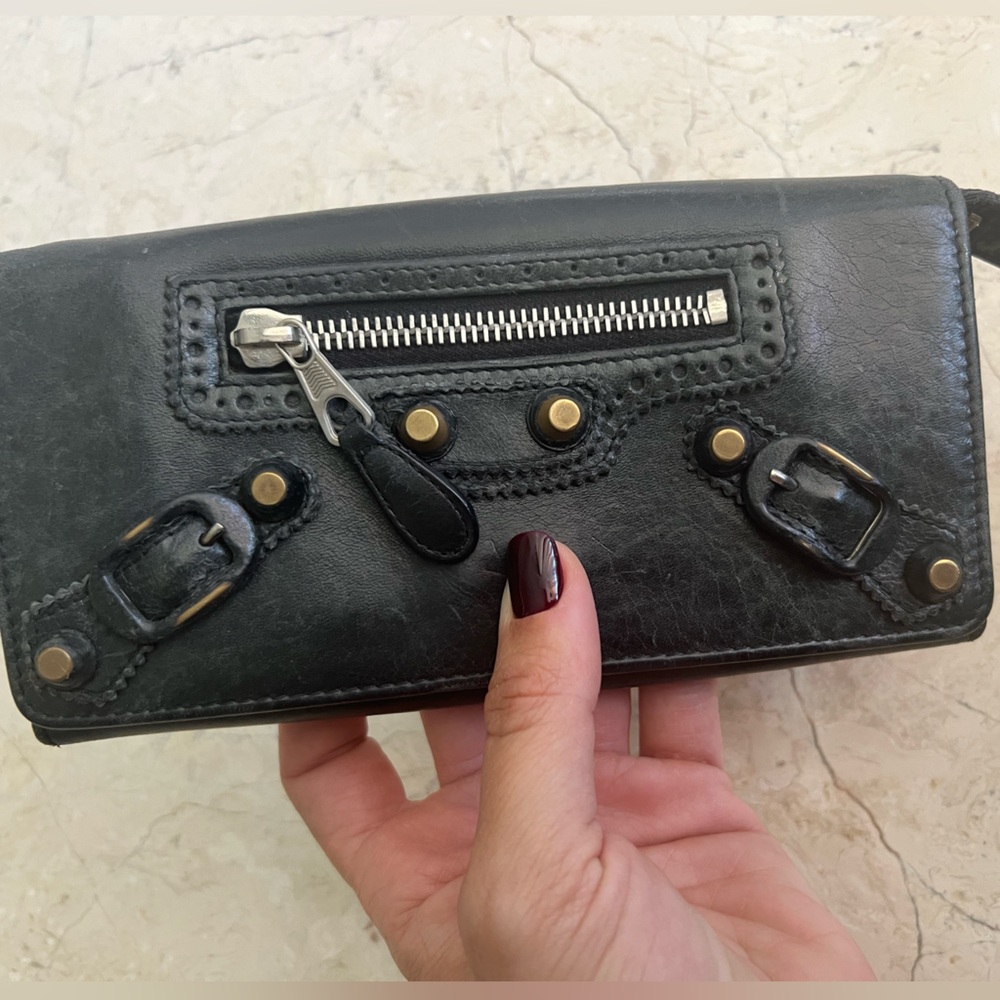 Balenciaga leather wallet